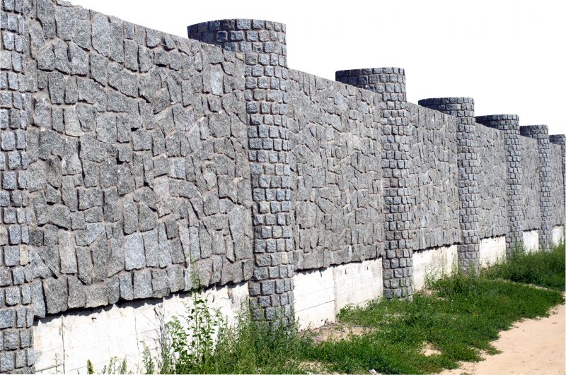Stone Wall Repair detail