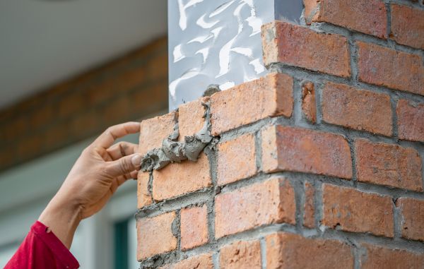 Brick Pillar Repair in Edmond