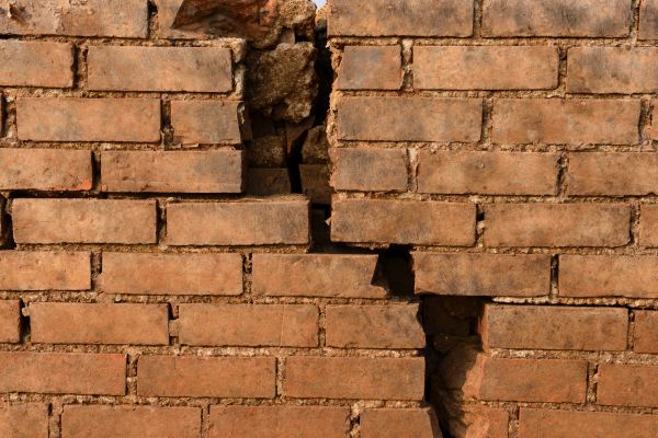 Broken Brick Repair in Edmond