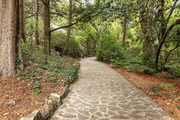 Stone Walkway Repair in Edmond