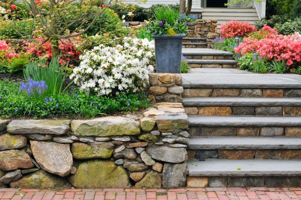 Stone Stairs Repair in Edmond