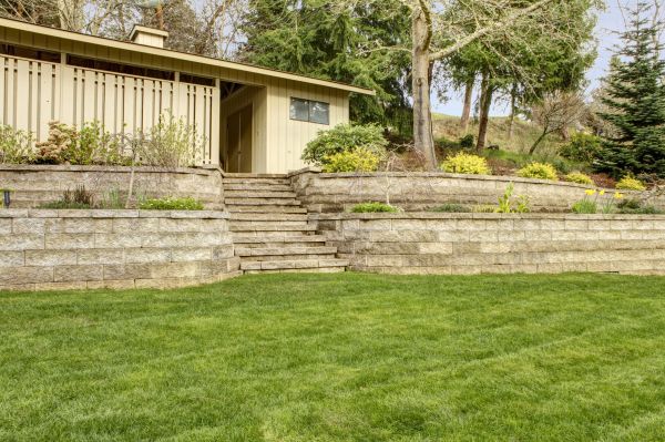Retaining Wall Construction in Edmond