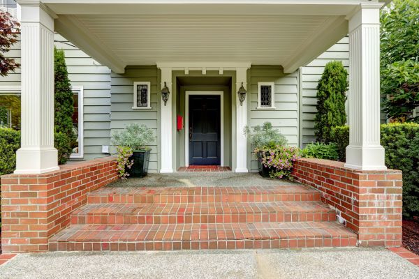 Front Porch Masonry Repair in Edmond