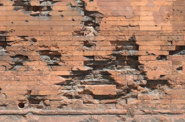 Damaged Brick Repair in Edmond