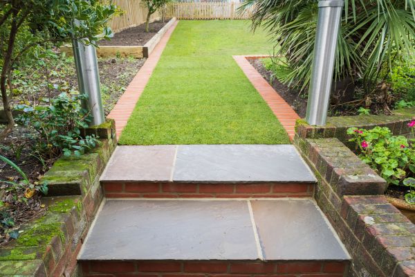 Brick Landscaping Installation in Edmond