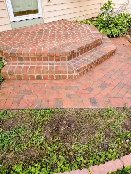 Brick Stoop Repair in Edmond