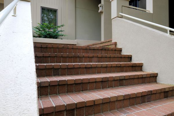 Entryway Brick Repair in Edmond